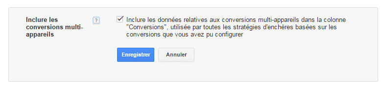 Option de conversions multi appareils