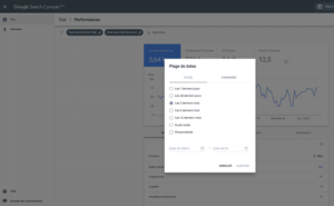 rapport performances search console beta